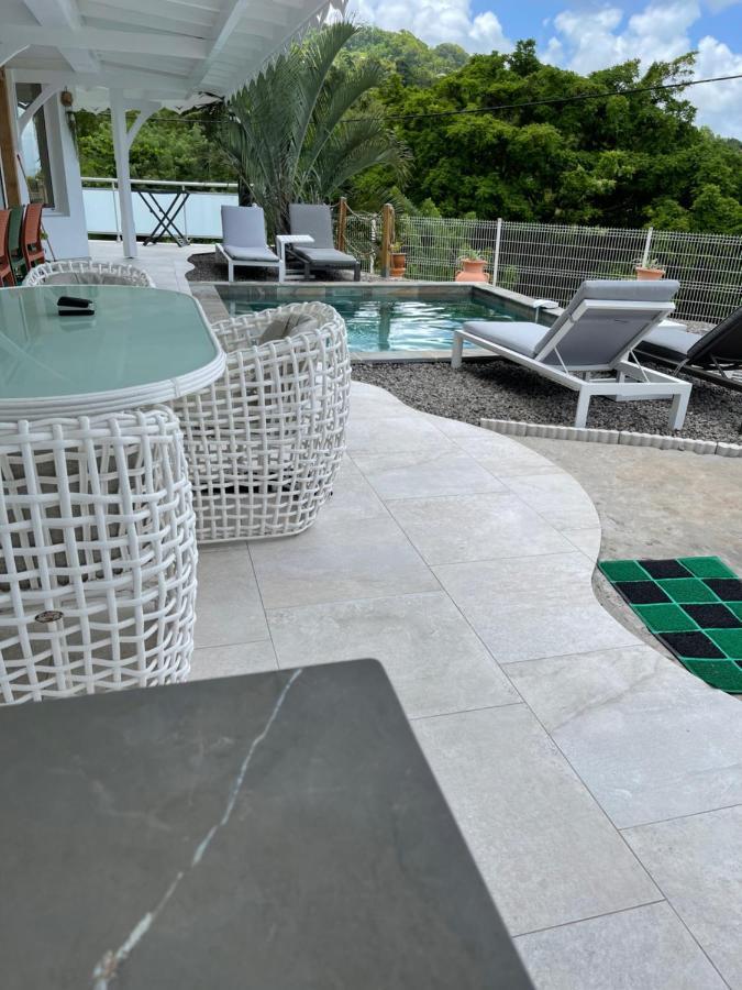 Les Appart Villa Sunbay Caraibes Avec Piscine Privative Vue Mer Et Montagne Ле-Франсуа Экстерьер фото