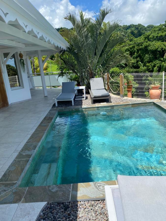 Les Appart Villa Sunbay Caraibes Avec Piscine Privative Vue Mer Et Montagne Ле-Франсуа Экстерьер фото