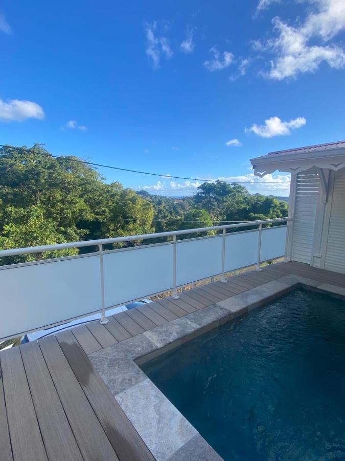Les Appart Villa Sunbay Caraibes Avec Piscine Privative Vue Mer Et Montagne Ле-Франсуа Экстерьер фото