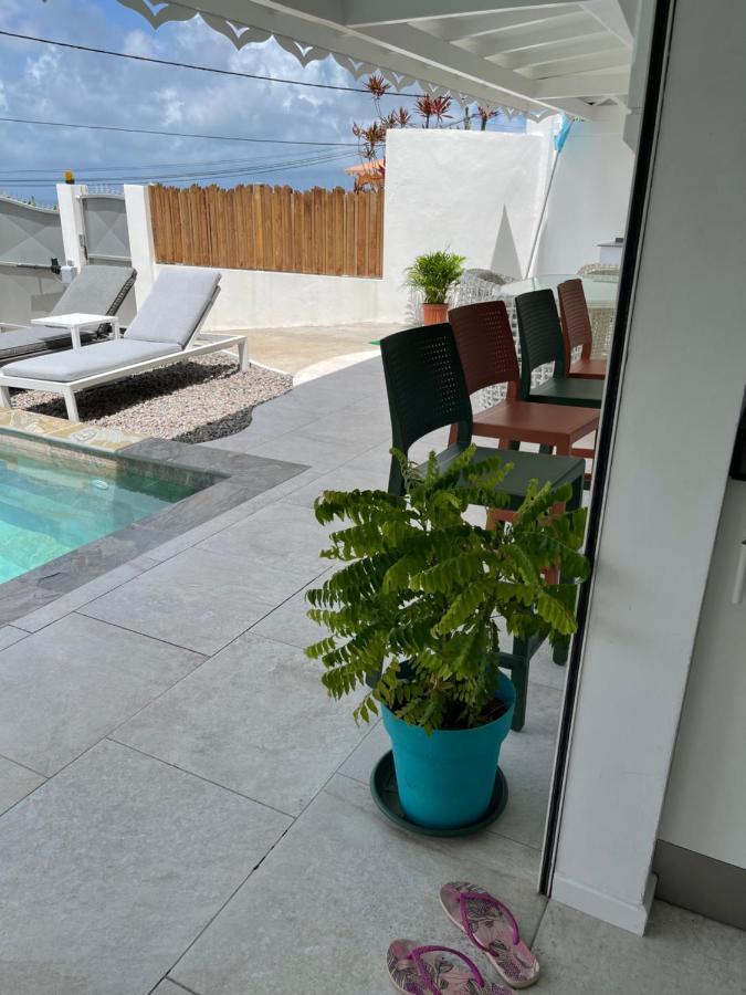 Les Appart Villa Sunbay Caraibes Avec Piscine Privative Vue Mer Et Montagne Ле-Франсуа Экстерьер фото