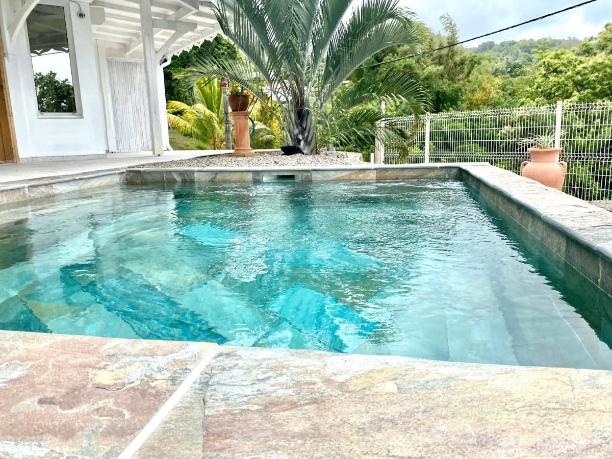 Les Appart Villa Sunbay Caraibes Avec Piscine Privative Vue Mer Et Montagne Ле-Франсуа Экстерьер фото